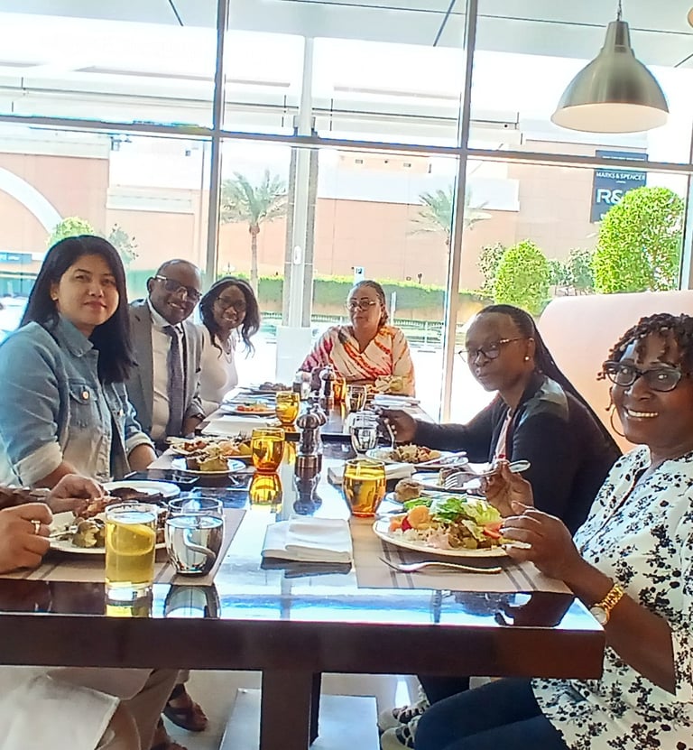 Landi Institute Lunch Break with Training Participants