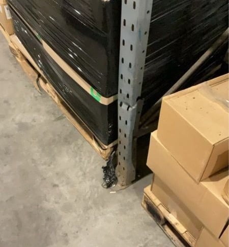 Racking Damaged upright