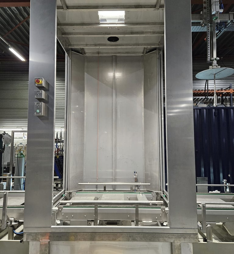 stainless steel cabine montage, tig welding