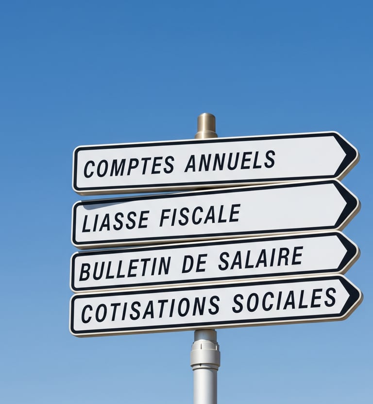 panneaux montrant les différentes obligations légales