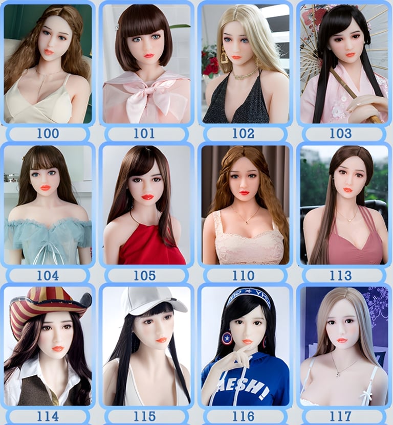 visage dolls TPE machoire articulee DDF