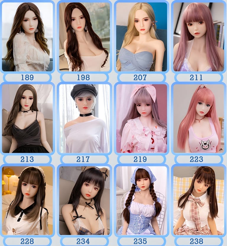 visage dolls TPE machoire articulee DDF