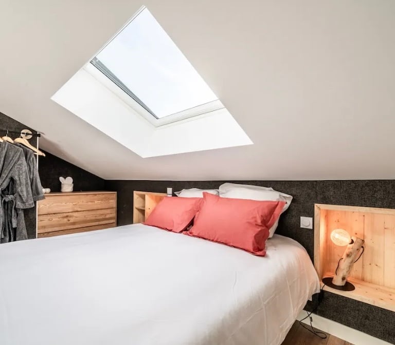 chambre 2 personnes gîte flocon