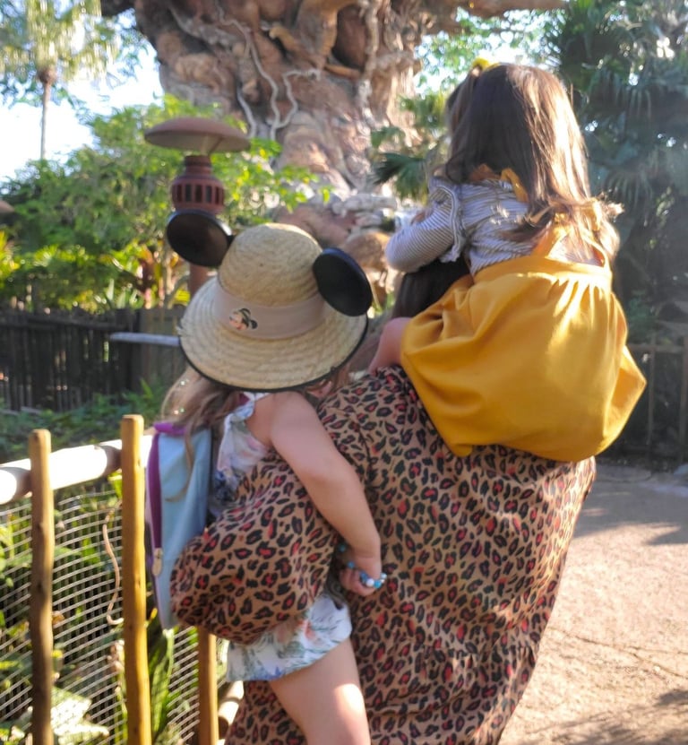 Jordan Ashley and Family, Together We Vacation at Animal Kingdom for Vacation Planning