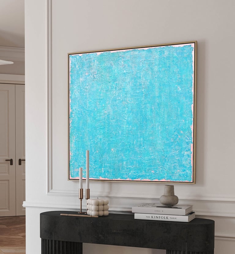 "Extraction of Blue" 30x30 Pensacola home studio