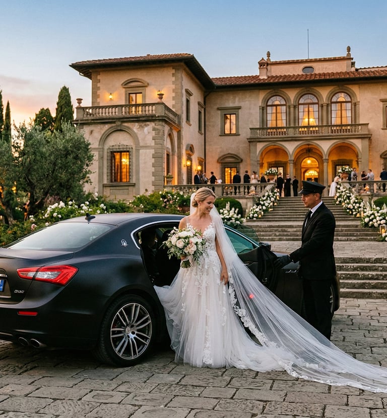 Auto di lusso per matrimoni in Abruzzo Maserati Ghibli