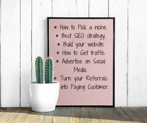 a cactus plant with a cactus plant in front of a white wooden table
