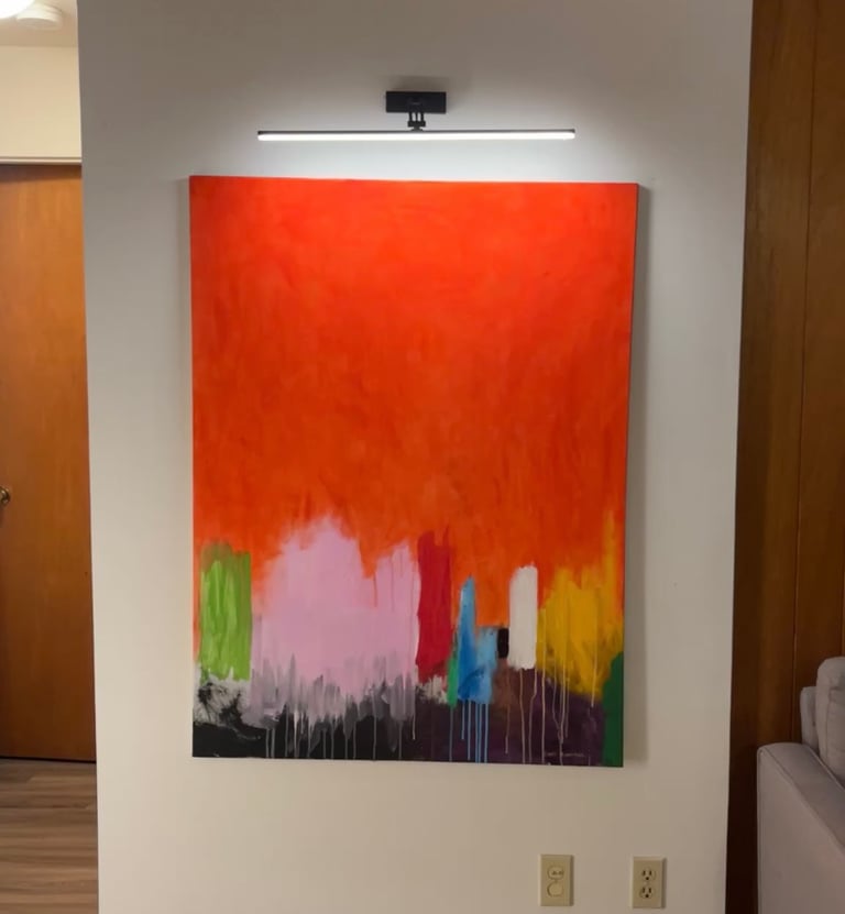 title: Amor. acrylic on canvas 36 by 48 inch