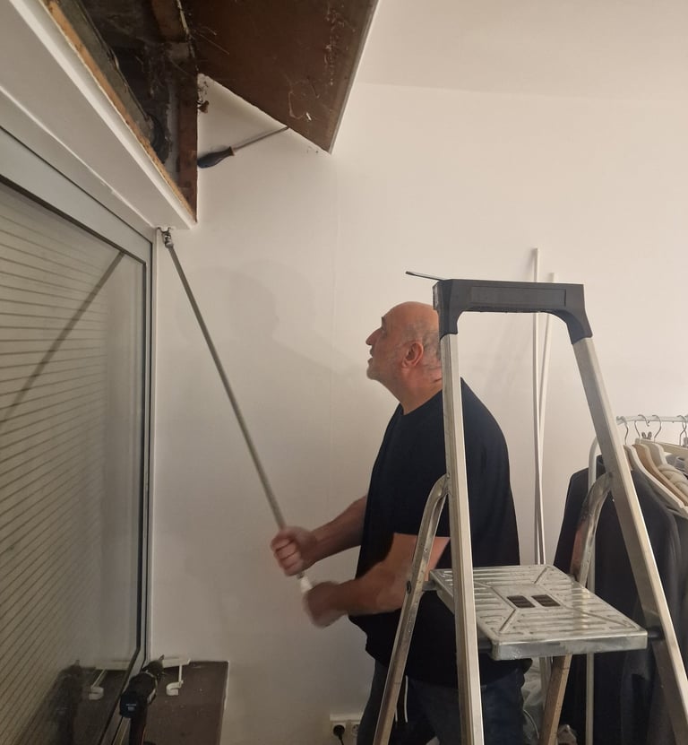 escabo manivelle volet ouvert