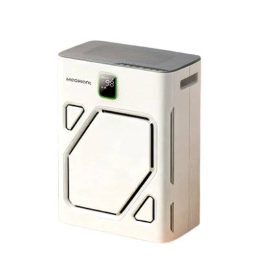 Meowant Pet Air Purifier for large rooms with double intake and washable pre-filter for cat hair