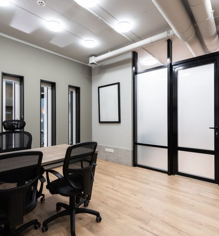 Light construction office fit-out