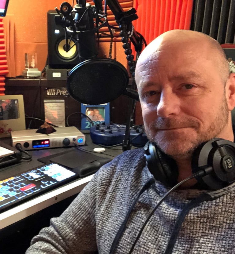Drew in his Studio