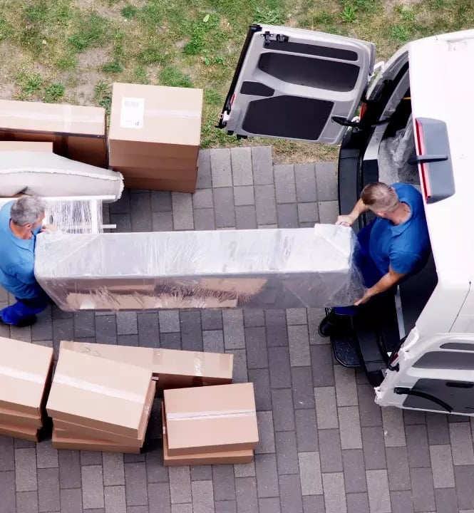 Furgoneta de reparto