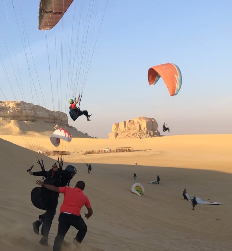 paragliding egypt باراجلايدنج مصر