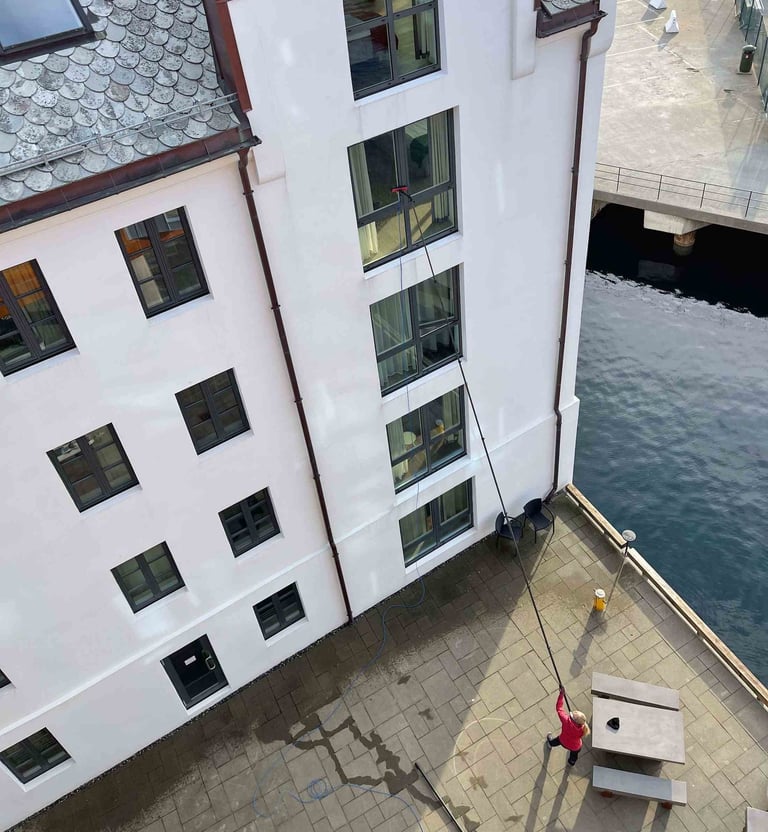 Vindusvask av Hotell