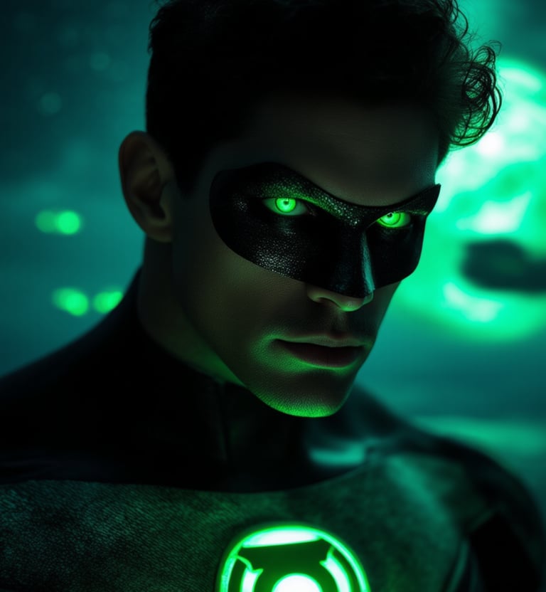 Ai generated image of green lantern