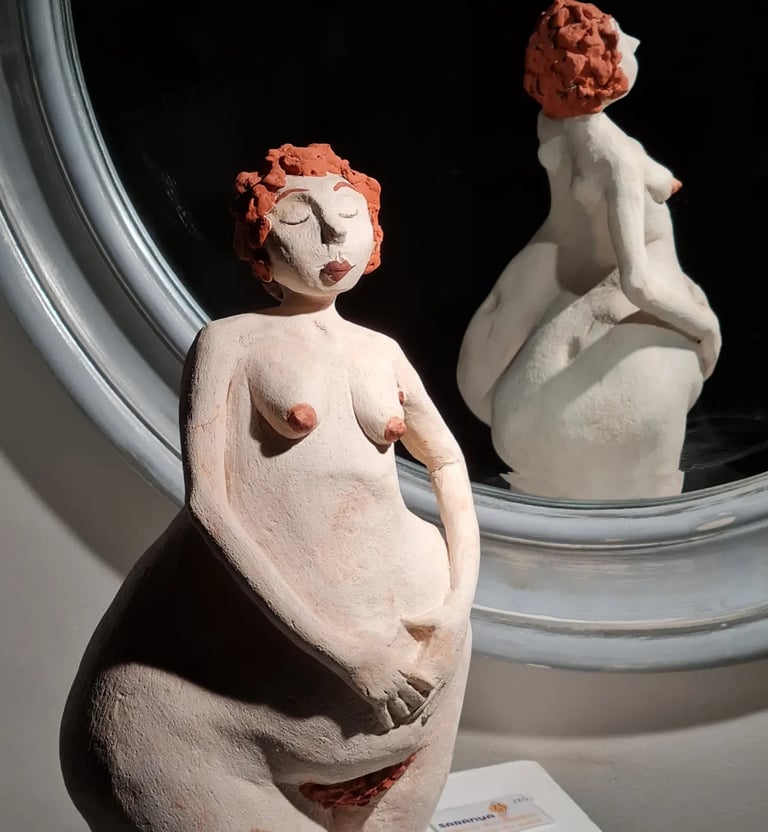 Céramique art déesse