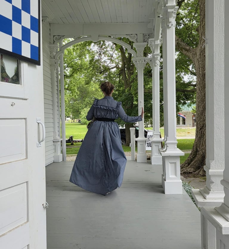 dancing on porch