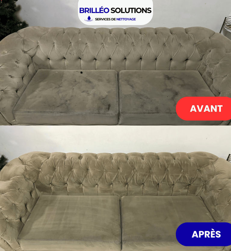 Nettoyage canapé Béziers