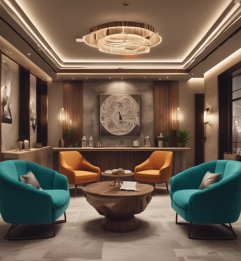 An inviting restaurant terrace at sunset, highlighting our work in enhancing guest experiences through thoughtful design.