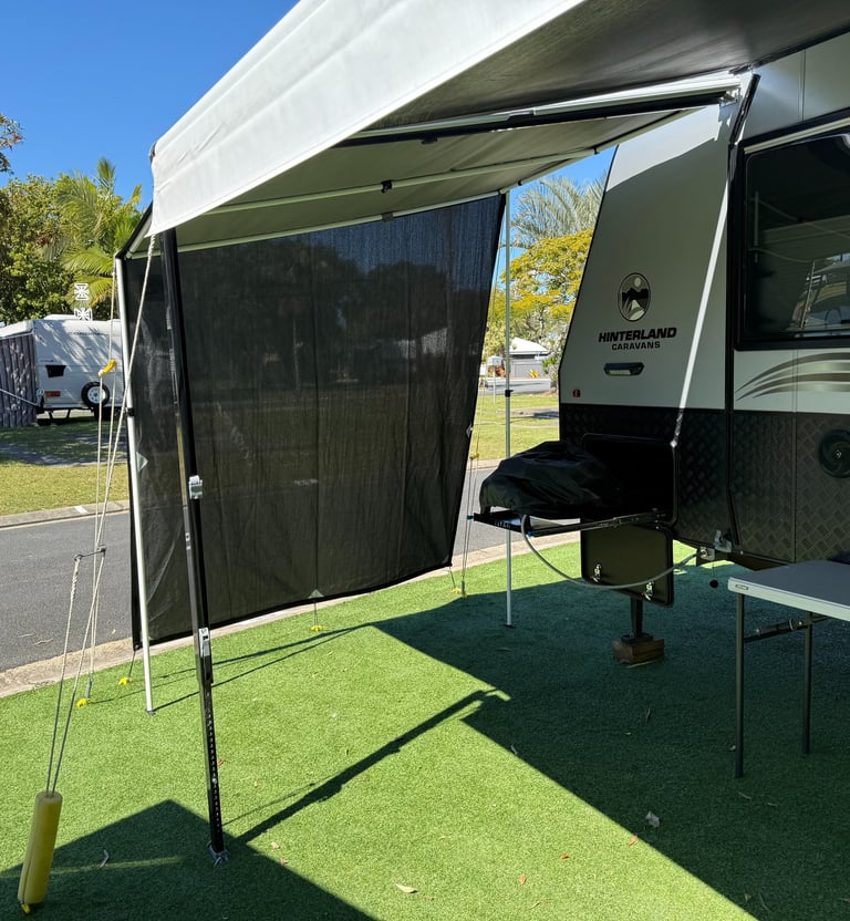 Rugged yet stylish annexe extensions for caravanners