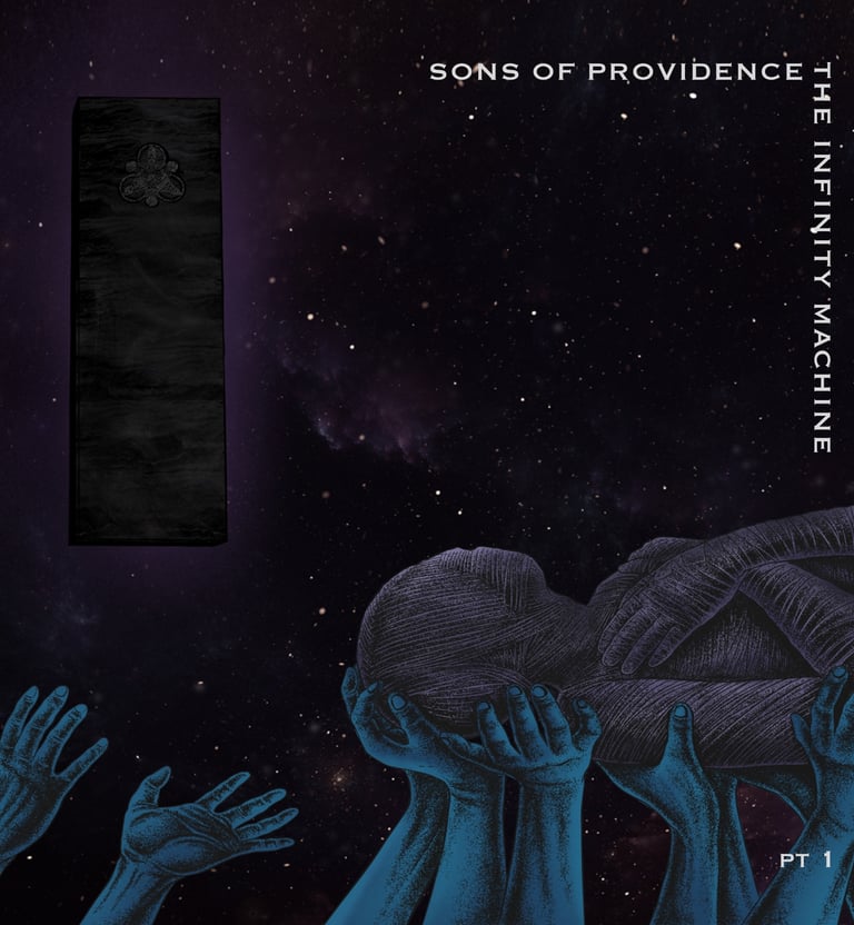 Front album cover for the music album The Infinity Machine Part 1 by Sons of Providence
