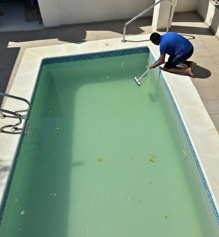 recuperacion agua verde piscina