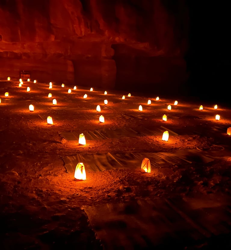 petra by night