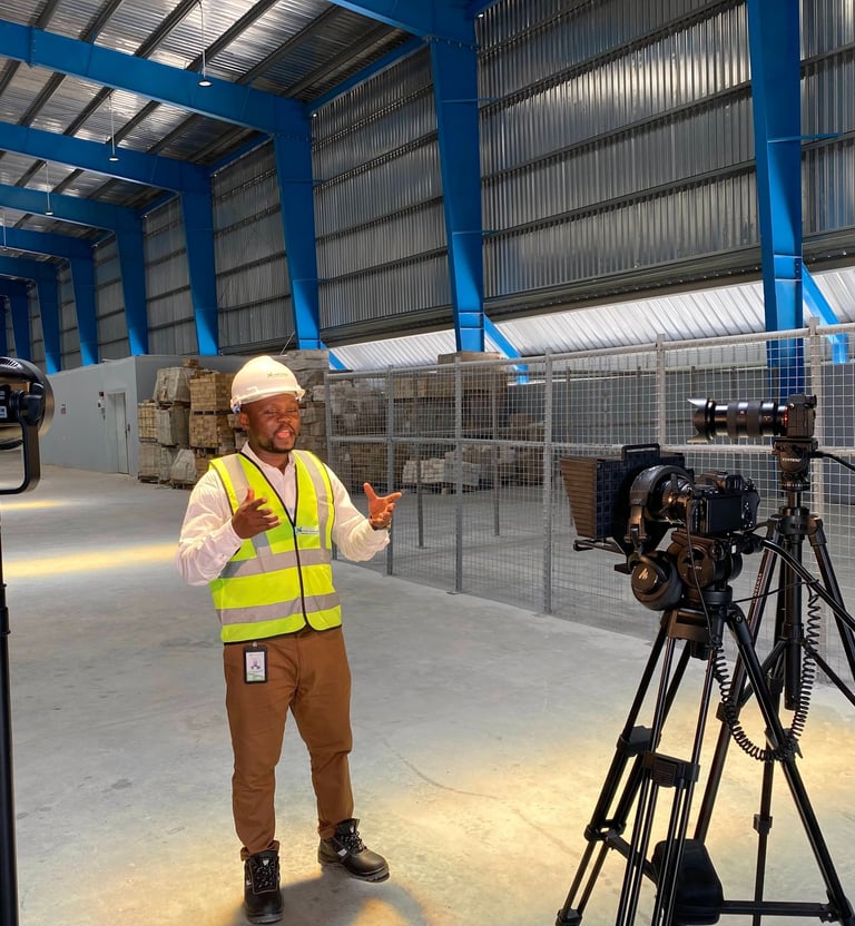 behind the scenes of a corporate documentary