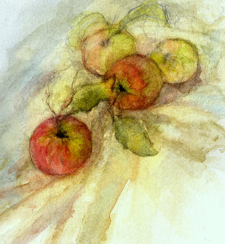 Watercolor instruction eBooks and guides for learning a calm, limited palette painting approach