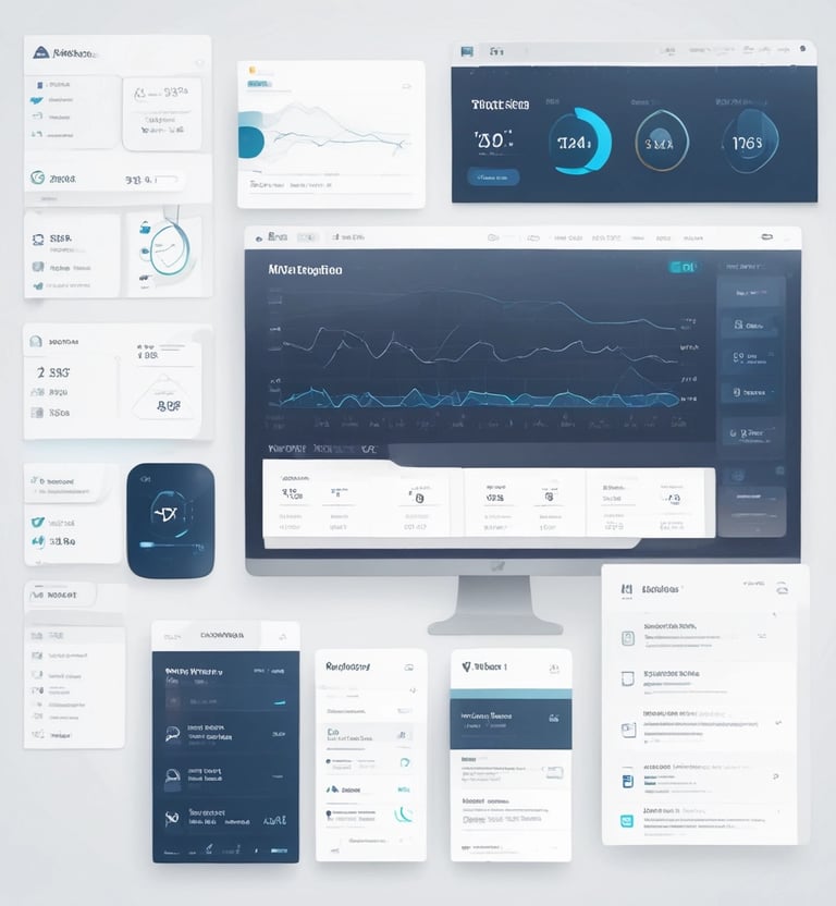 An animated onboarding process illustrating user-friendly navigation.