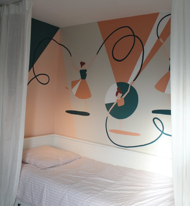 Fresque Chambre enfant Vendôme