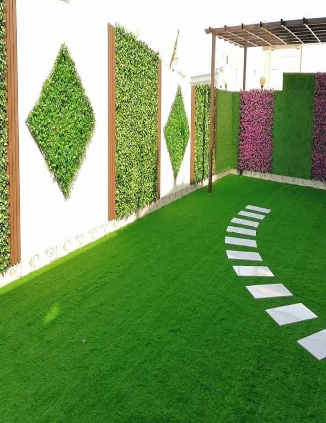 العشب الجداري بالرياض فردوس النسيم 