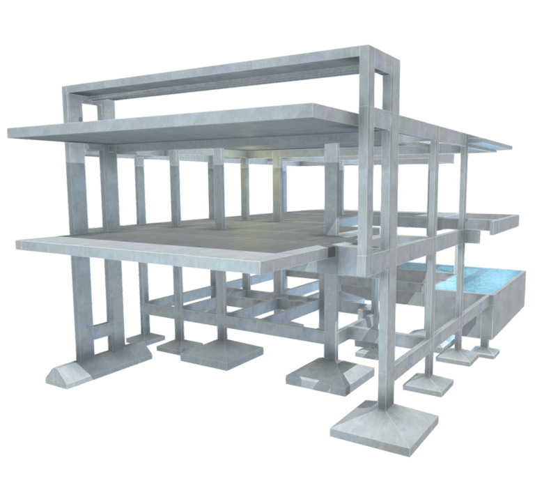 Projeto estrutural sobrado alto padrão 3d