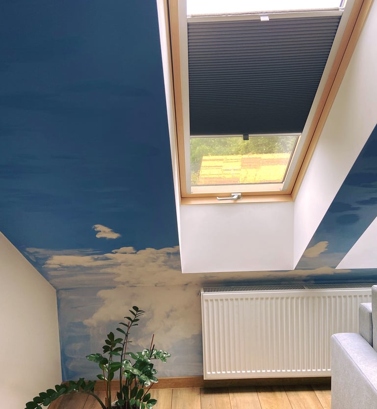 roleta plisowana zaciemniająca do okna dachowego 