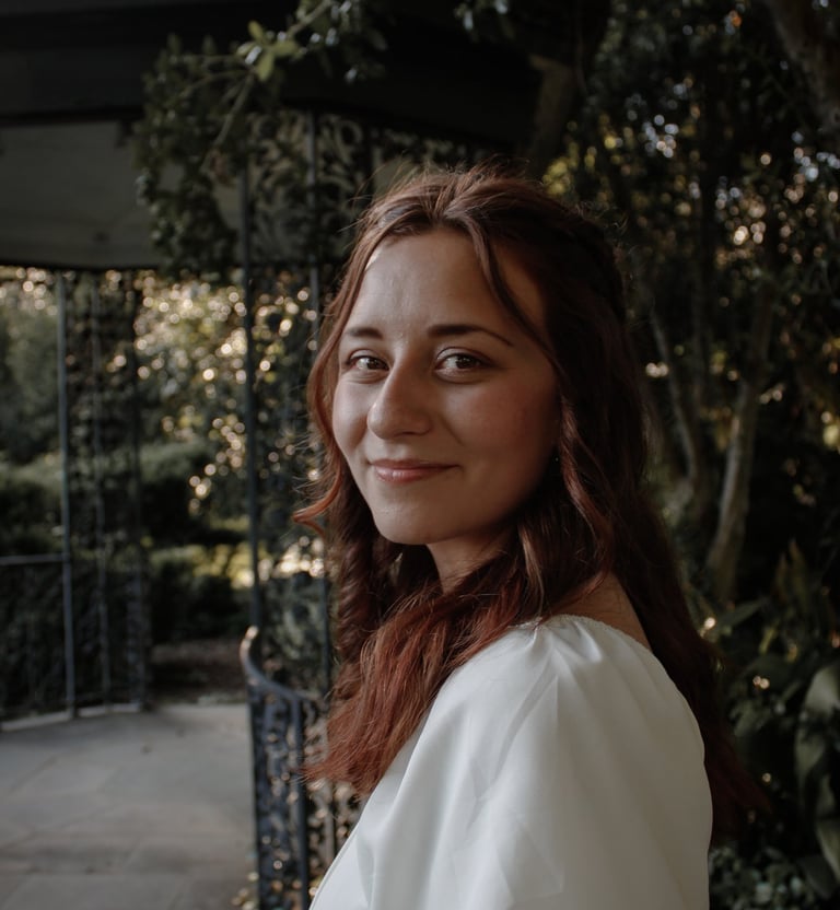 Outdoor graduation portrait