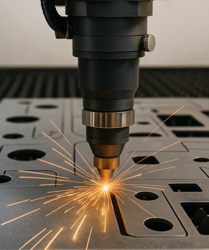 Metalo pjovimas lazeriu