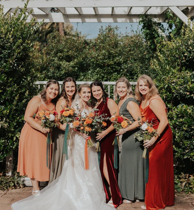 Locally grown flowers for wedding in Medford. Designed by Beauty Grows Wild. Oregon
