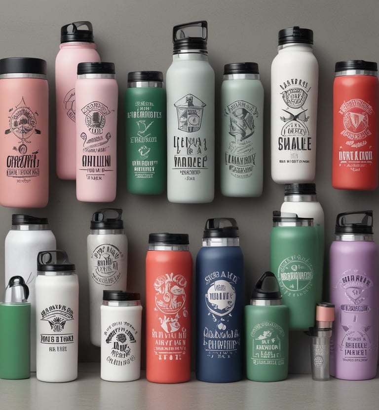 Close-up of high-quality embroidered logo on a sleek black promotional tote bag