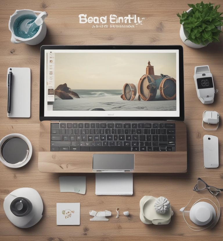 A hand holding a pen is poised over an open planner with a detailed weekly schedule. The planner contains handwritten notes about meetings and reminders. Beside it, there is part of a laptop and a wireless keyboard visible on a white desk.