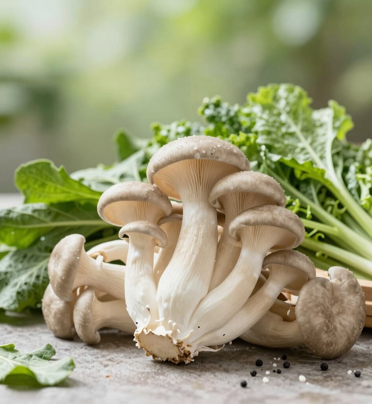 Hands of a farmer gently holding freshly harvested superfoods in a sunlit field