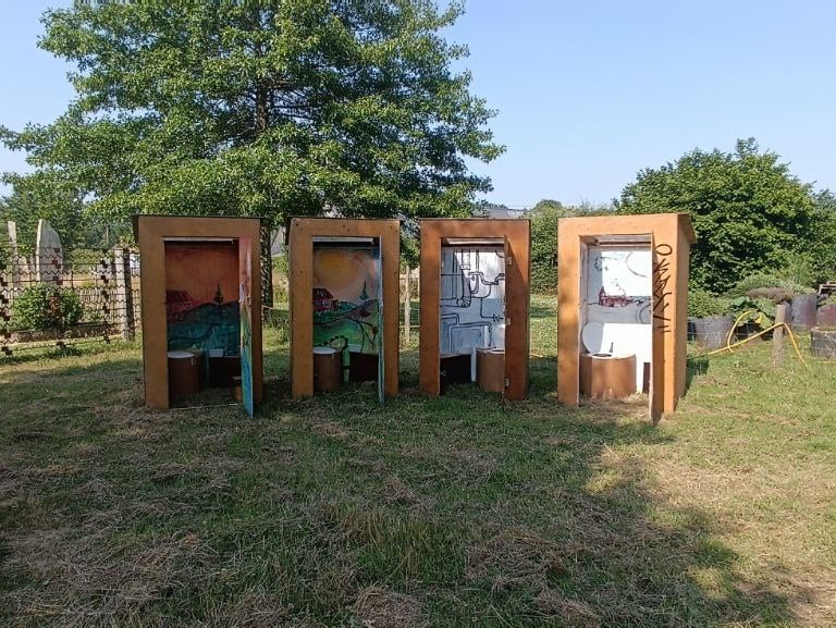 Toilettes sèches du lab des communs