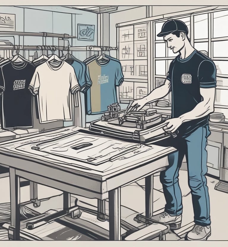 Workshop space with tools and materials neatly arranged for artisanal work