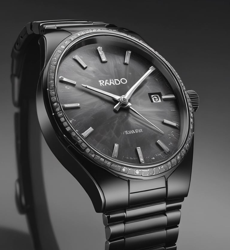 Side profile of a stainless steel watch catching cinematic light, highlighting its polished bezel and textured strap