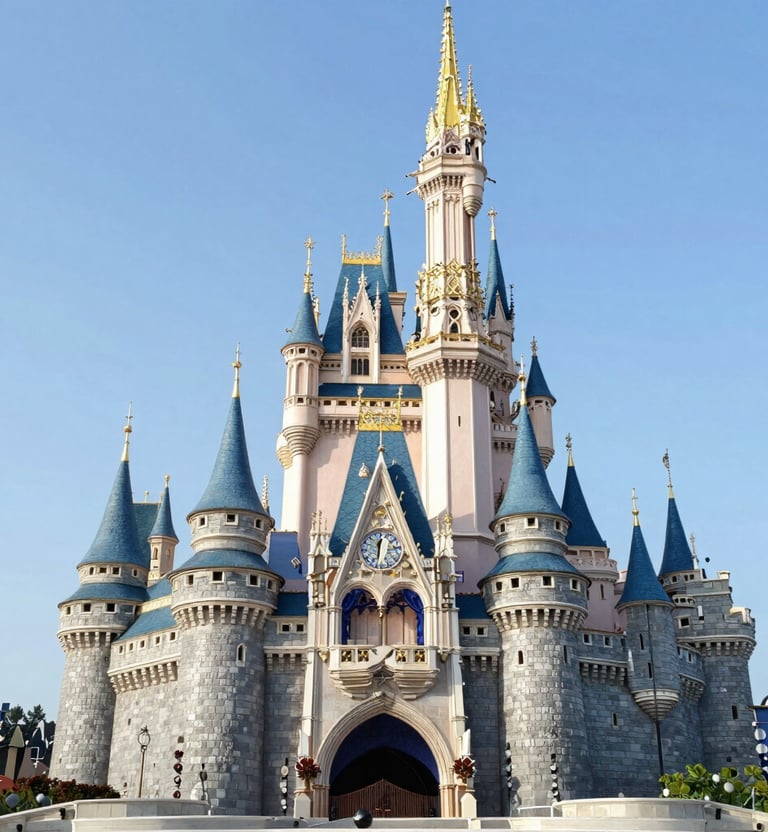 Delicate close-up of blush pink Mickey ears headband adorned with tiny gold stars