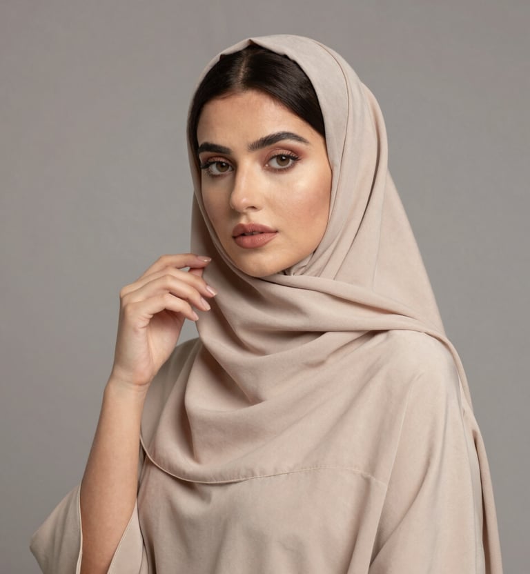 Elegant modest hijab for everyday wear