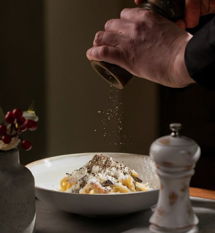 Freshly Grated Black Pepper Pasta