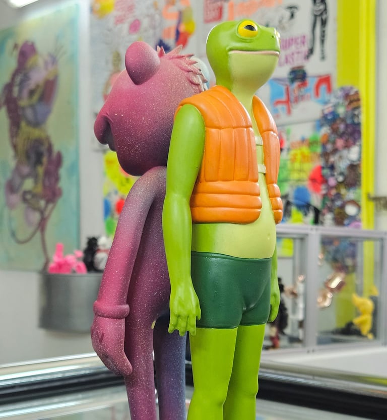 STUDIO GALLERY BILBAO TRAPAGARAN GUGGENHEIM MUSEUM ART TOY GAMA COLLECTIVE