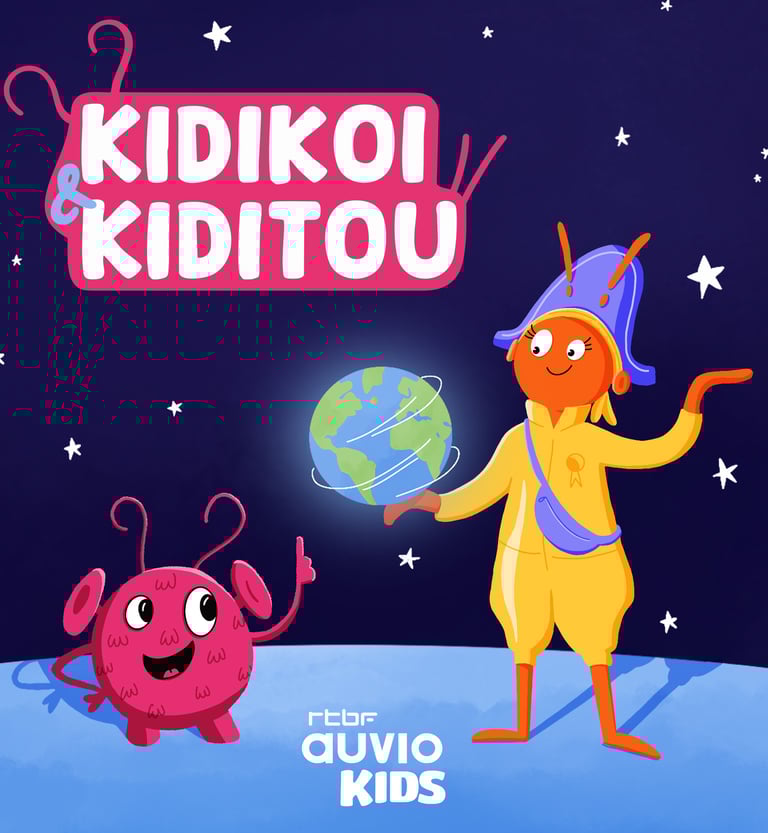 character design of Kidikoi & Kiditou