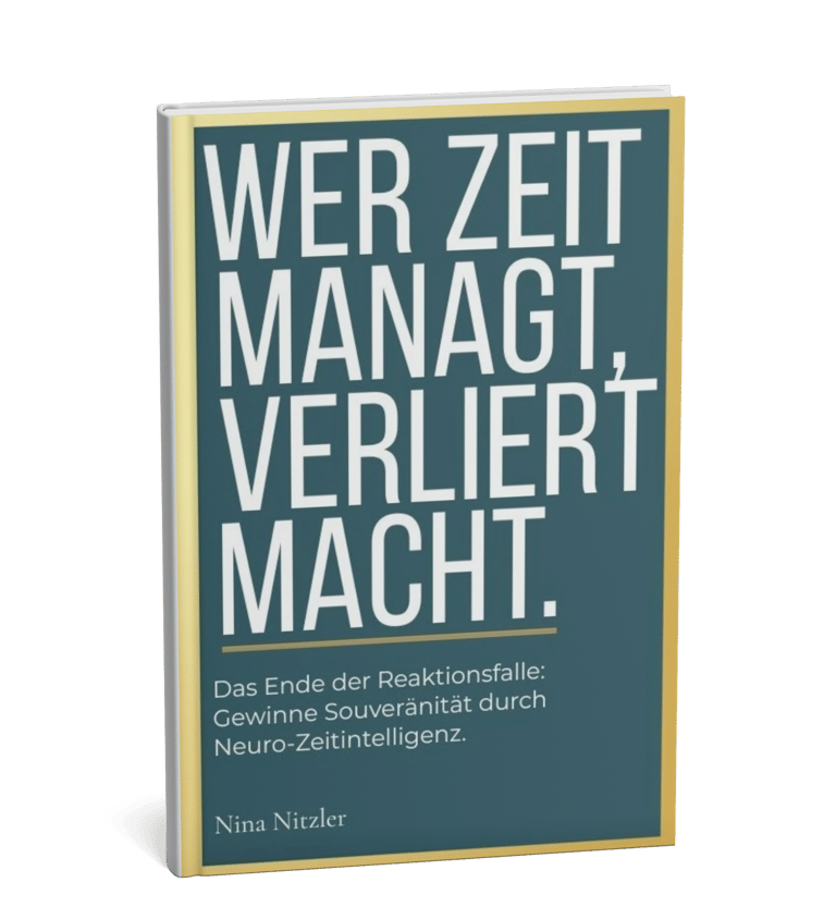 The German non-fiction book Wer Zeit managt, verliert Macht by Nina Nitzler about time intelligence
